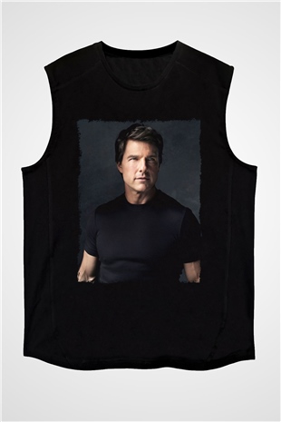 Tom Cruise Siyah Unisex Kolsuz Tişört