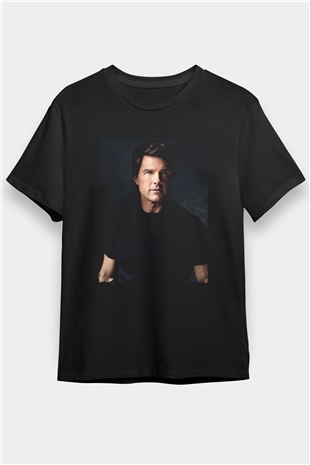 Tom Cruise Siyah Unisex Tişört T-Shirt - TişörtFabrikası