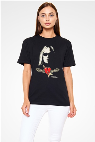 Tom Petty Siyah Unisex Tişört T-Shirt - TişörtFabrikası