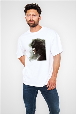 Tomb Raider Beyaz Unisex Oversize Tişört T-Shirt