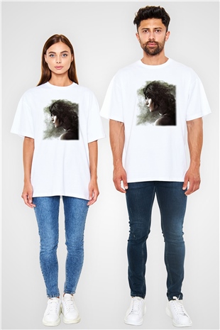 Tomb Raider Beyaz Unisex Oversize Tişört T-Shirt