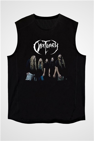 Tortorum Baskılı Unisex Siyah Kolsuz Tişört - Tshirt