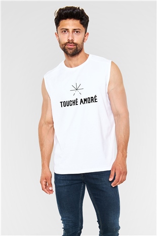 Touche Amore Beyaz Unisex Kolsuz Tişört