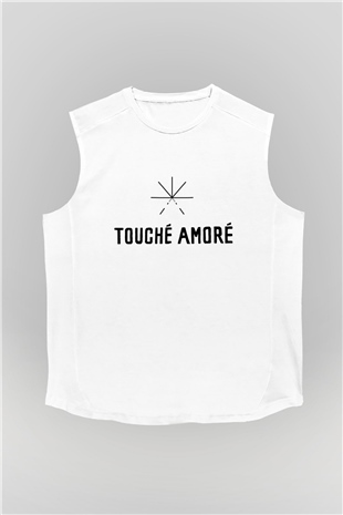 Touche Amore Beyaz Unisex Kolsuz Tişört