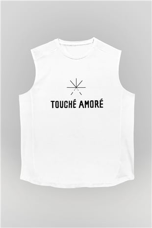 Touche Amore Beyaz Unisex Kolsuz Tişört