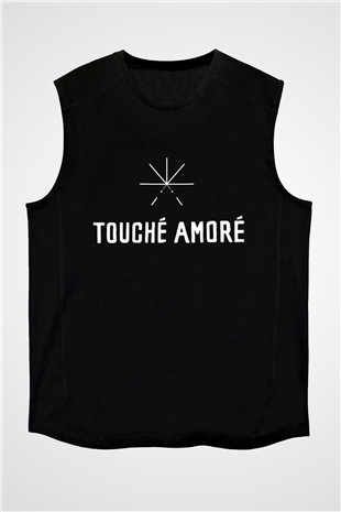 Touche Amore Siyah Unisex Kolsuz Tişört