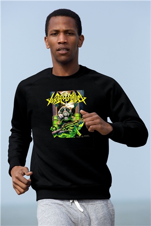 Toxic Holocaust Siyah Unisex Sweatshirt