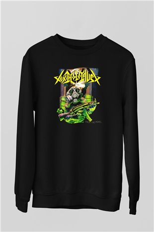 Toxic Holocaust Siyah Unisex Sweatshirt