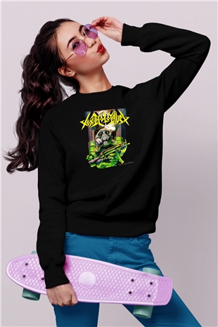 Toxic Holocaust Siyah Unisex Sweatshirt