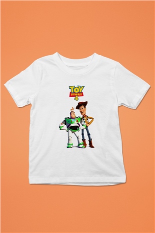 Toy Story Beyaz Unisex Çocuk Tişört