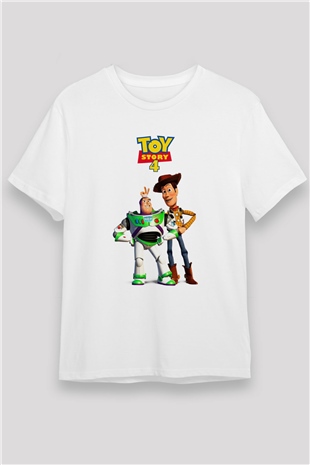 Toy Story Beyaz Unisex Tişört T-Shirt