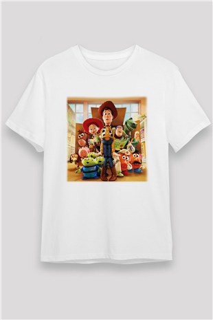 Toy Story Beyaz Unisex Tişört T-Shirt