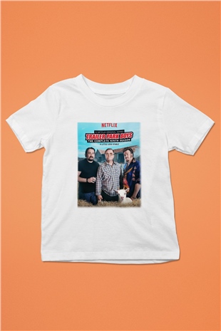 Trailer Park Boys Baskılı Beyaz Unisex Çocuk Tişört