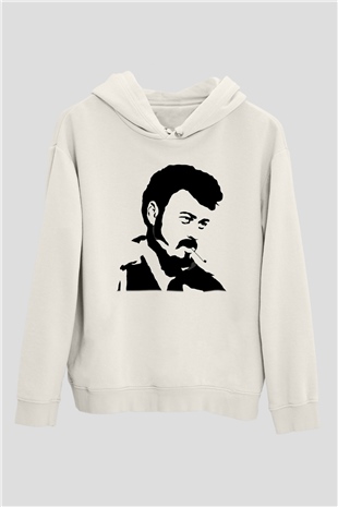 Trailer Park Boys Beyaz Unisex Kapşonlu Sweatshirt
