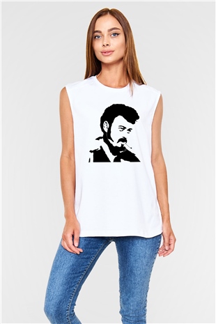 Trailer Park Boys Beyaz Unisex Kolsuz Tişört
