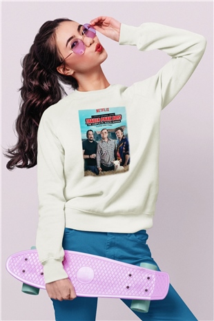Trailer Park Boys Beyaz Unisex Sweatshirt