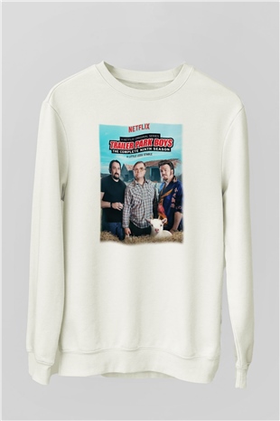 Trailer Park Boys Beyaz Unisex Sweatshirt