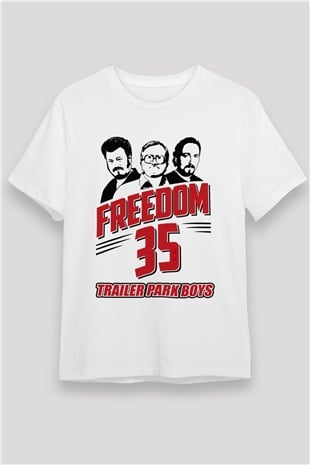 Trailer Park Boys Beyaz Unisex Tişört T-Shirt