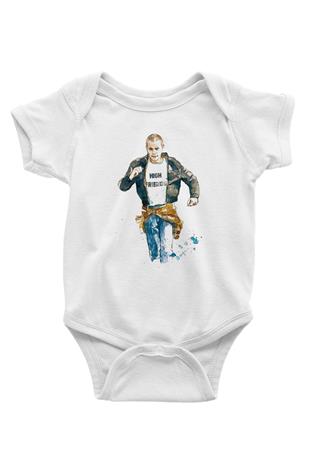 Trainspotting Baskılı Beyaz Unisex Bebek Body - Zıbın