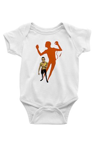 Trainspotting Baskılı Beyaz Unisex Bebek Body - Zıbın