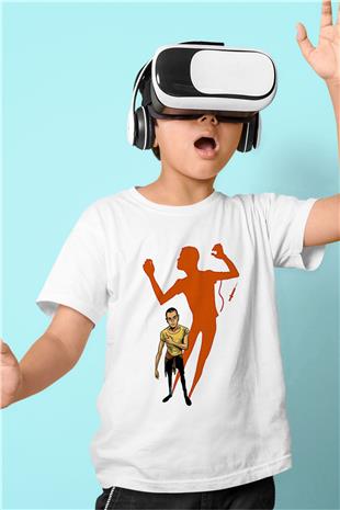 Trainspotting Baskılı Beyaz Unisex Beyaz Çocuk Tişört - Tshirt