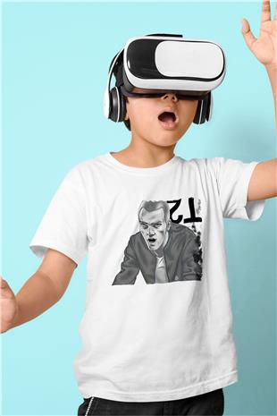 Trainspotting Baskılı Beyaz Unisex Beyaz Çocuk Tişört - Tshirt