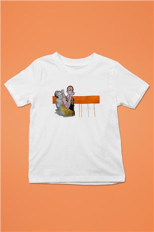 Trainspotting Baskılı Beyaz Unisex Beyaz Çocuk Tişört - Tshirt