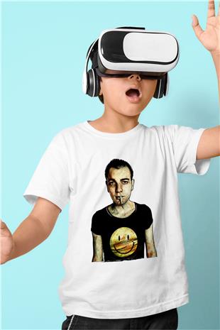 Trainspotting Baskılı Beyaz Unisex Beyaz Çocuk Tişört - Tshirt