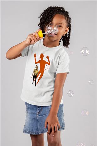 Trainspotting Baskılı Beyaz Unisex Beyaz Çocuk Tişört - Tshirt
