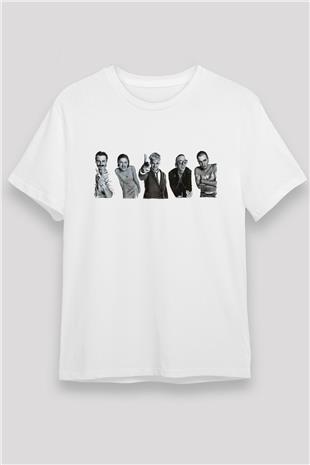 Trainspotting Unisex Baskılı Beyaz Tişört - Tshirt