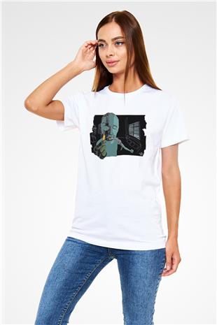 Trainspotting Unisex Baskılı Beyaz Tişört - Tshirt