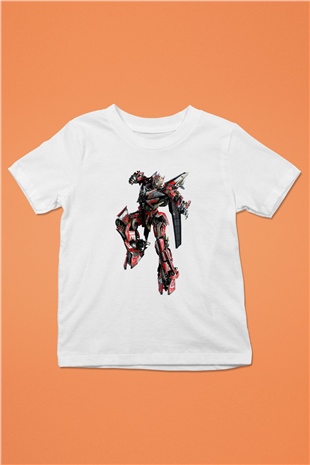 Transformers Baskılı Beyaz Unisex Çocuk Tişört