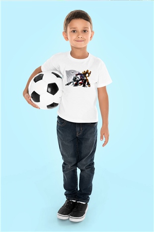 Transformers Beyaz Unisex  Çocuk Tişört