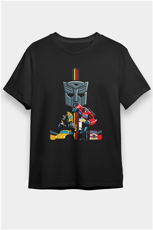 Transformers Siyah Unisex Tişört