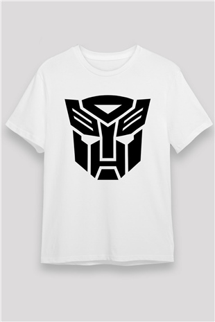 Transformers Tv Beyaz Unisex Tişört T-Shirt