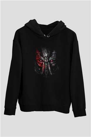 Transformers Tv Siyah Unisex Hoodie