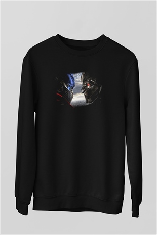 Transformers Tv Siyah Unisex Sweatshirt