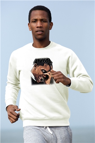Travis Scott Beyaz Unisex Sweatshirt