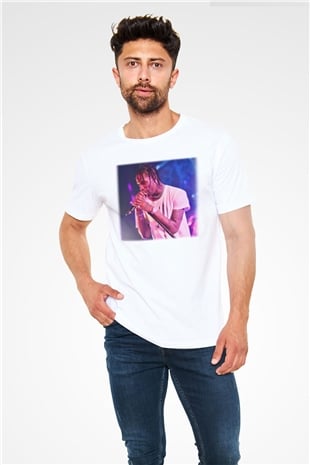 Travis Scott Beyaz Unisex Tişört T-Shirt - TişörtFabrikası