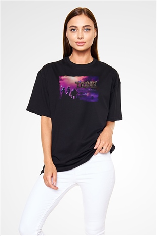 Trine Siyah Oversize Tişört Oversize T-shirt