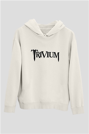 Trivium Beyaz Unisex Hoodie