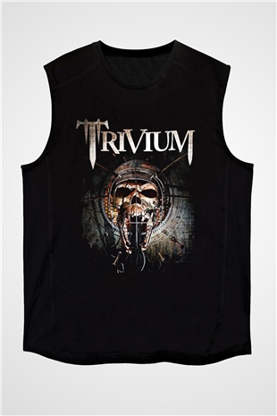 Trivium Siyah Unisex Kolsuz Tişört