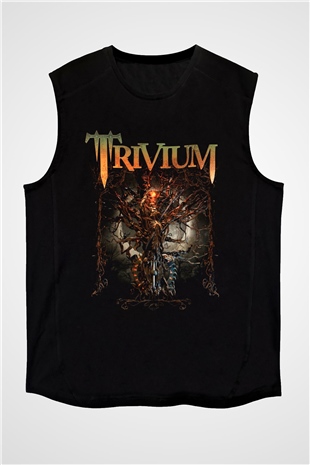 Trivium Siyah Unisex Kolsuz Tişört