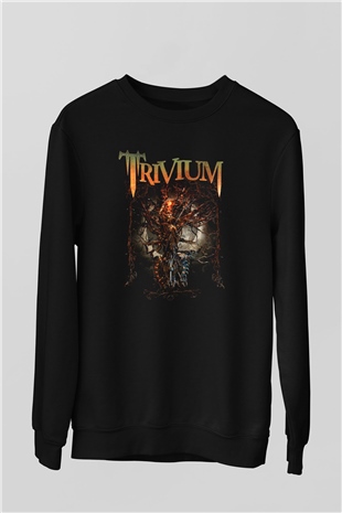Trivium Siyah Unisex Sweatshirt