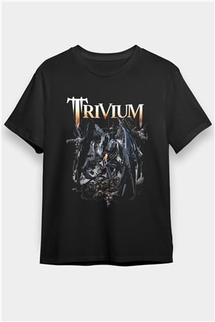 Trivium Siyah Unisex Tişört T-Shirt - TişörtFabrikası