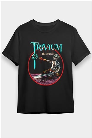 Trivium Siyah Unisex Tişört T-Shirt - TişörtFabrikası
