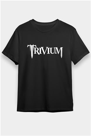 Trivium Siyah Unisex Tişört T-Shirt - TişörtFabrikası