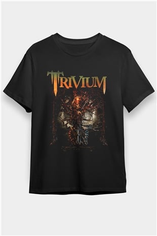 Trivium Siyah Unisex Tişört T-Shirt - TişörtFabrikası