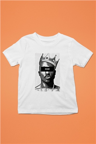 Tupac Shakur Beyaz Unisex Çocuk Tişört