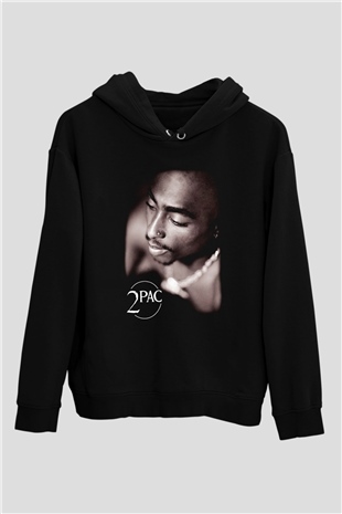 Tupac Shakur Siyah Unisex Hoodie